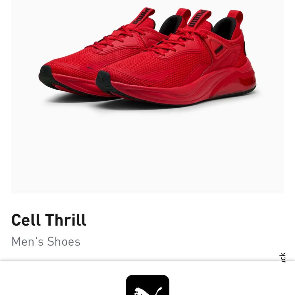 Puma Cell Thrill Men's Athletic Red Shoes